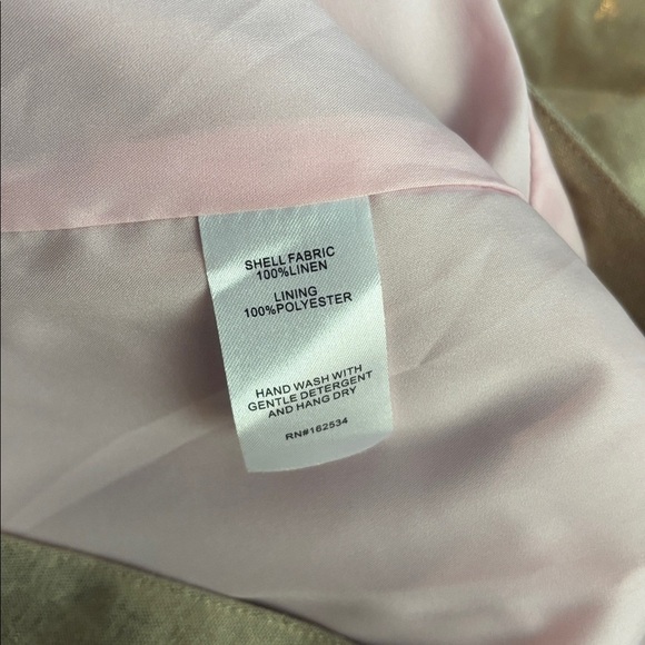 Emily McCarthy gold linen Bradshaw blazer XL Christmas Holiday - Picture 7 of 7